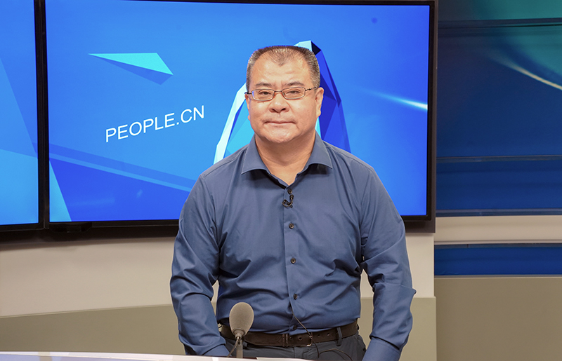 中國東方演藝集團黨委書記、董事長景小勇接受人民網(wǎng)專訪。